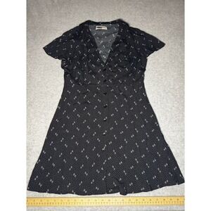 Urban Outfitters M Retro Grunge Floral Dress